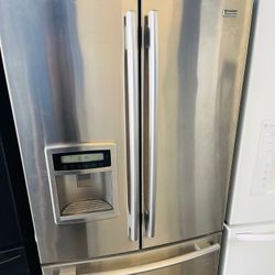 Kenmore french door stainless steel finish