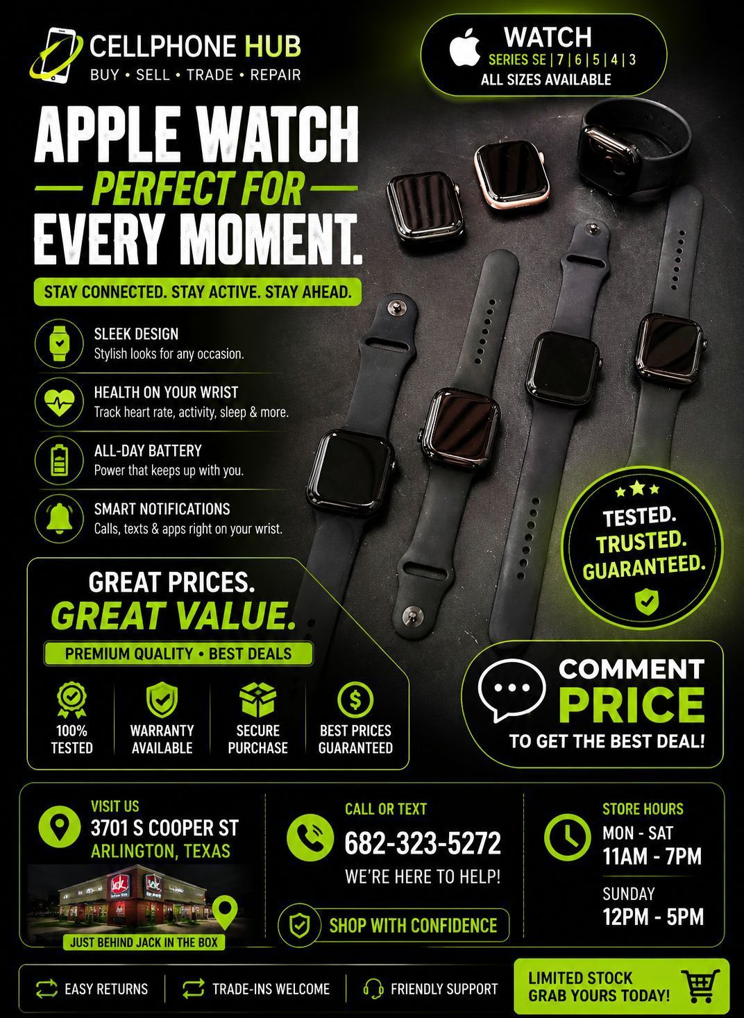 Apple watches starting at $99