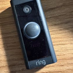 Ring Wired Doorbell Video Camera