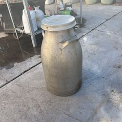Stainless Steel Vintage Milk Can 