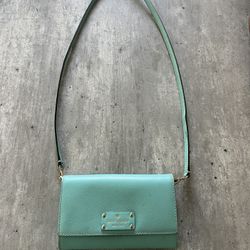 Kate Spade Wallet Crossbody Teal Purse