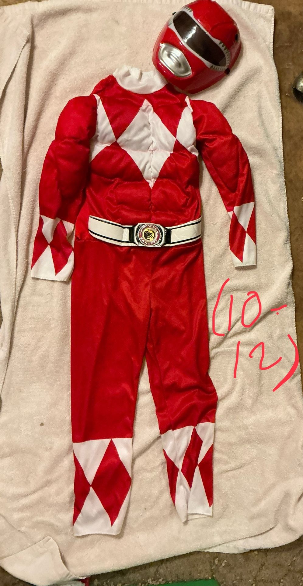 Red Power Ranger 10-12