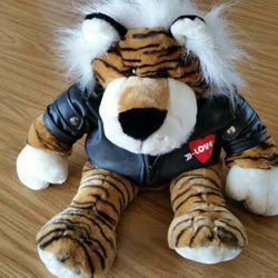 Valentine's Day Tiger With Leather Jacket