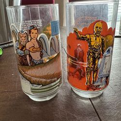 Star Wars Retro Glass Cups