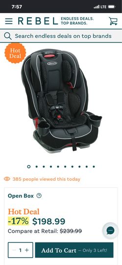 Graco car seat for toddlers/ needs cleaning/ free delivery