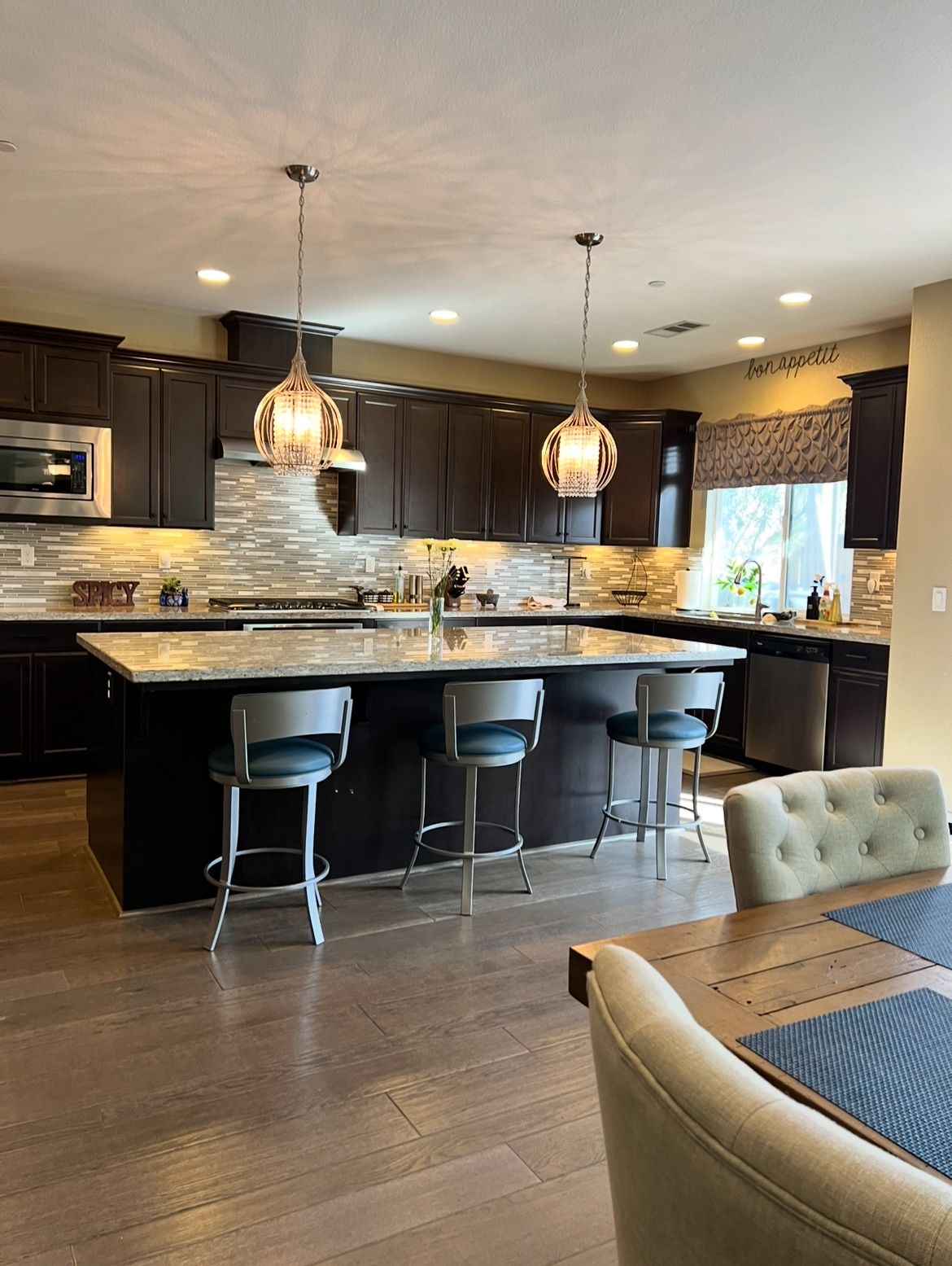 Kitchen Counter Stools 3 Piece Set