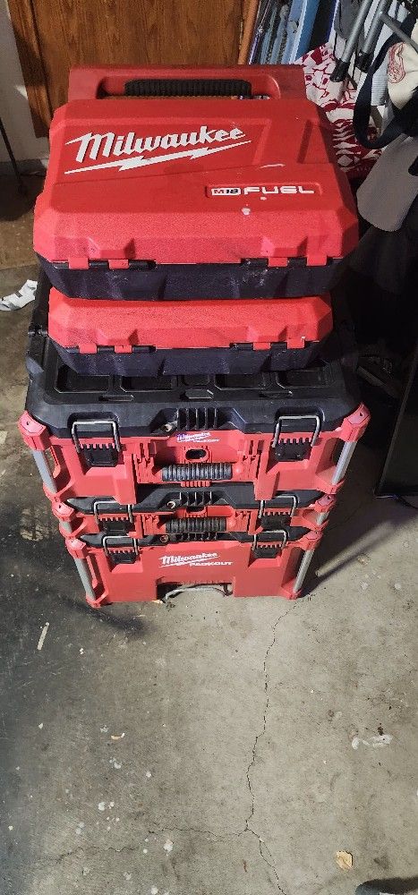 Milwaukee Packout With Tools