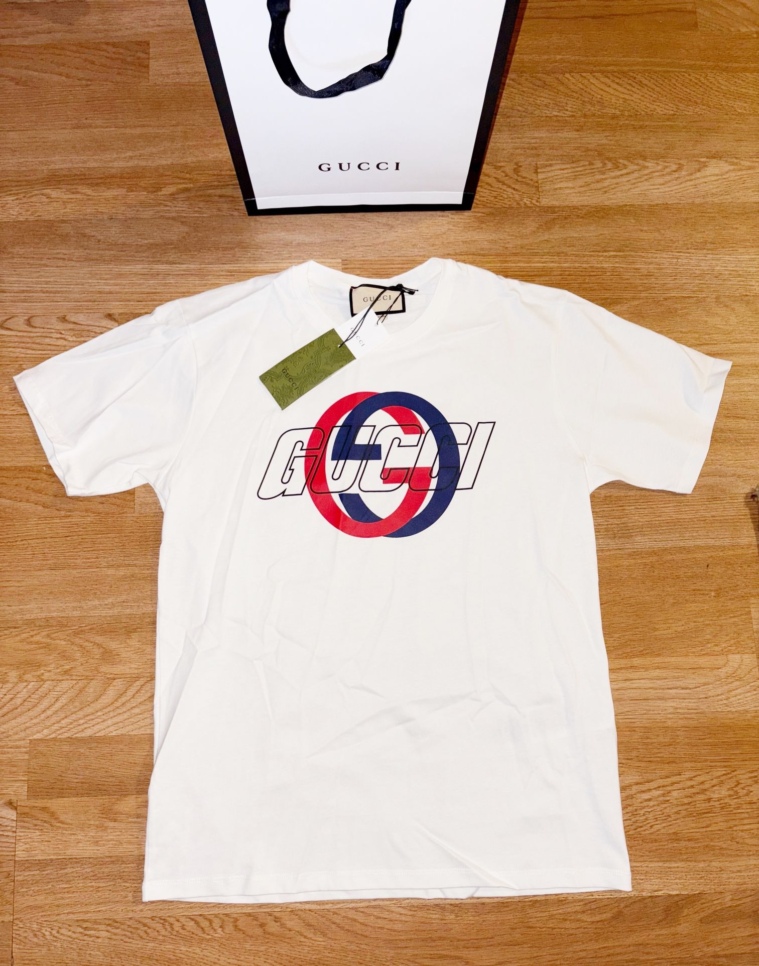 Gg White Tshirt
