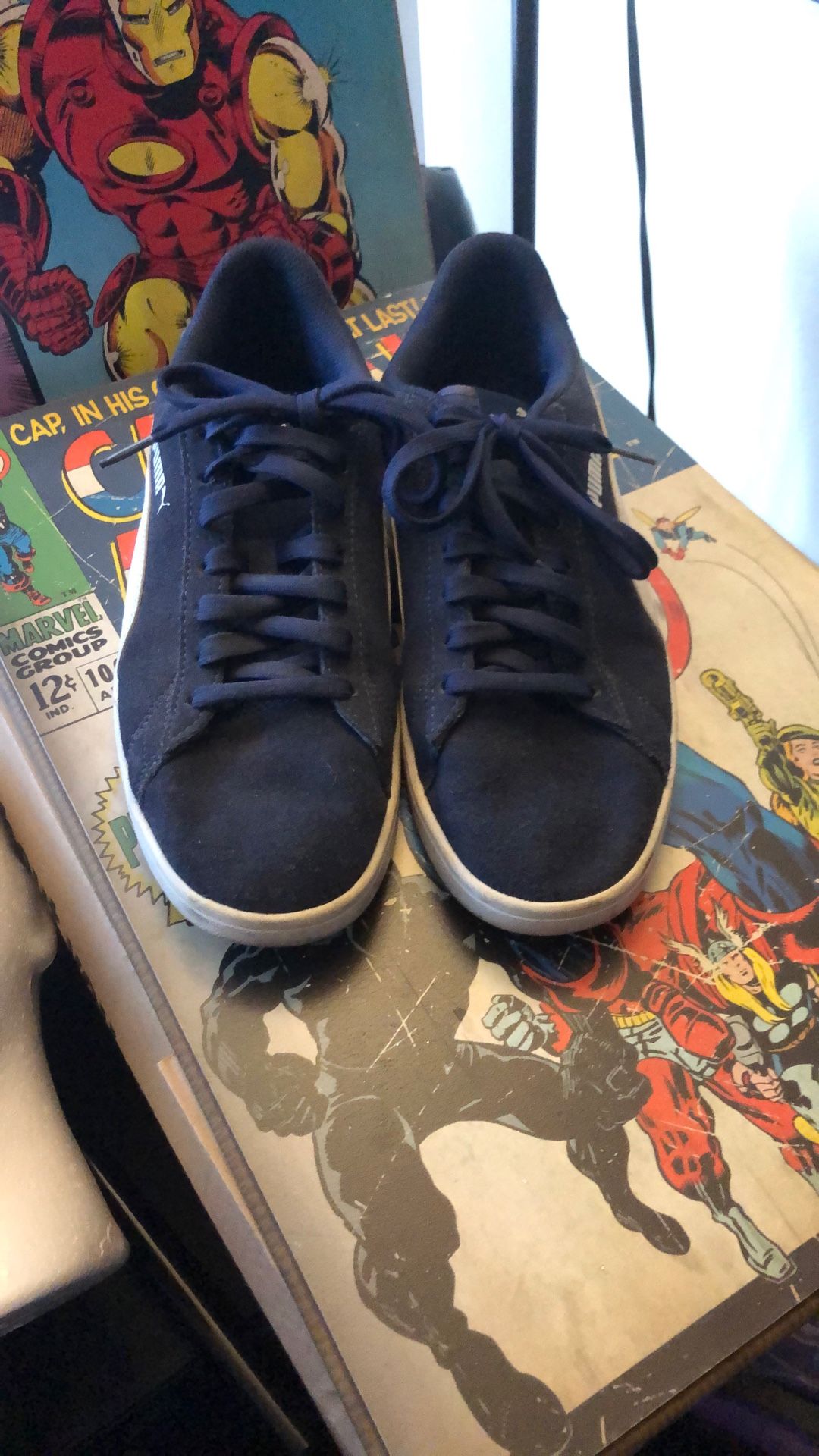 Blue Puma Sneakers 