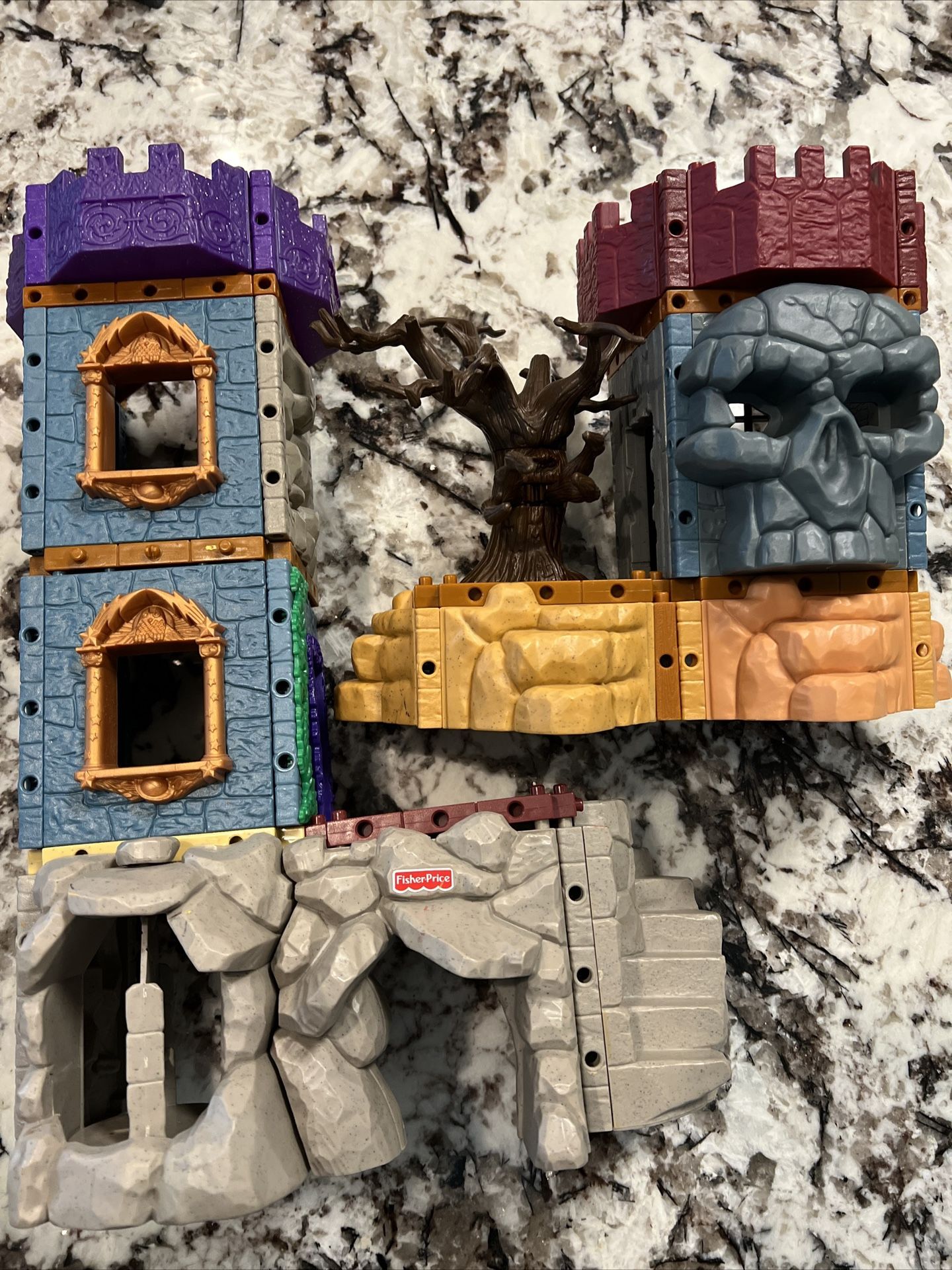 Fisher P Imaginext Goblin Dungeon, Dragomont And Battle Castles, Phantom Is Lot