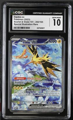 Zapdos 202 cgc 10