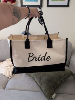 Bride tote bag