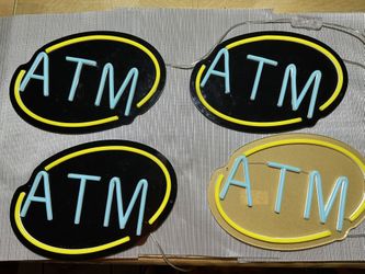 Led atm sign with power supply 