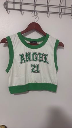 Angel 21 Crop Jersey Tank Top