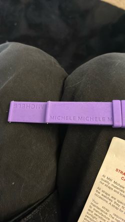 Michele Watches Purple Strap