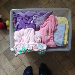 2full Totes Of Brand New Girl Baby And Toddler Clothed