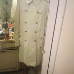 Burberry Raincoat Jacket Trenchcoat Trench Coat 🧥 Unisex Men's Women's Size 52 Made In Italy