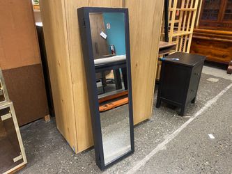 Mirrored Wall Mounted Jewelry Cabinet