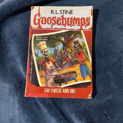 Goosebumps Book Say Cheese and Die