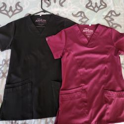 Mini Marilyn scrub tops 
