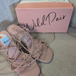 Wedge Pink Strap Sandals