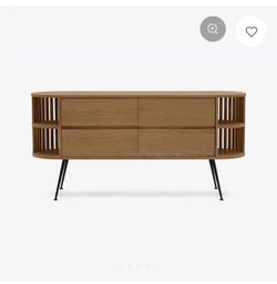 Oak Sideboard / Media Console Cabinet