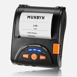Bluetooth Receipt Printer, 58mm Mini Wireless POS Receipt Printer, Mobile