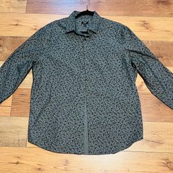 Express  Button-Down Long Sleeve Shirt