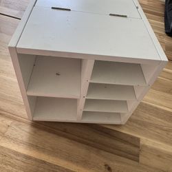 Wood, Mini , Rotating, Desk, Organizer, 8x8x7.5 