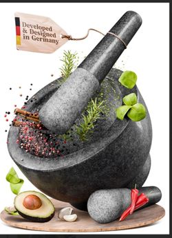 Granite Mortar and Pestle Set