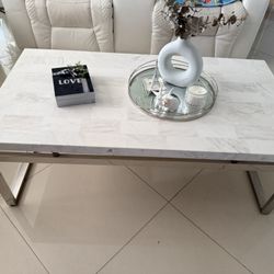 Marble coffee table