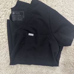 FIGS Large Black Women Catarina Top