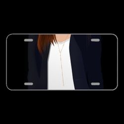 License Plate Novelty Car Front Office Girl Business Woman Female