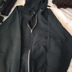 Black Zip-up Hoodie 
