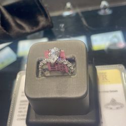 Diamond Tear Drop Ring 3 Carat