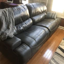 Reclining Couch, Reclining oversized Chair and Table Set
