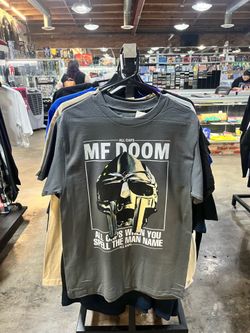 MF DOOM t shirt new hip hop Streetwear