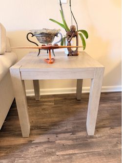 Two matching end tables