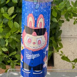 20oz Labubu Dodger tumbler