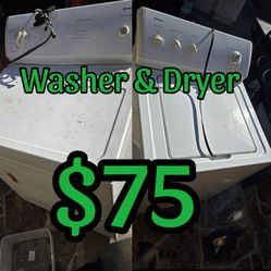 Washer And Dryer