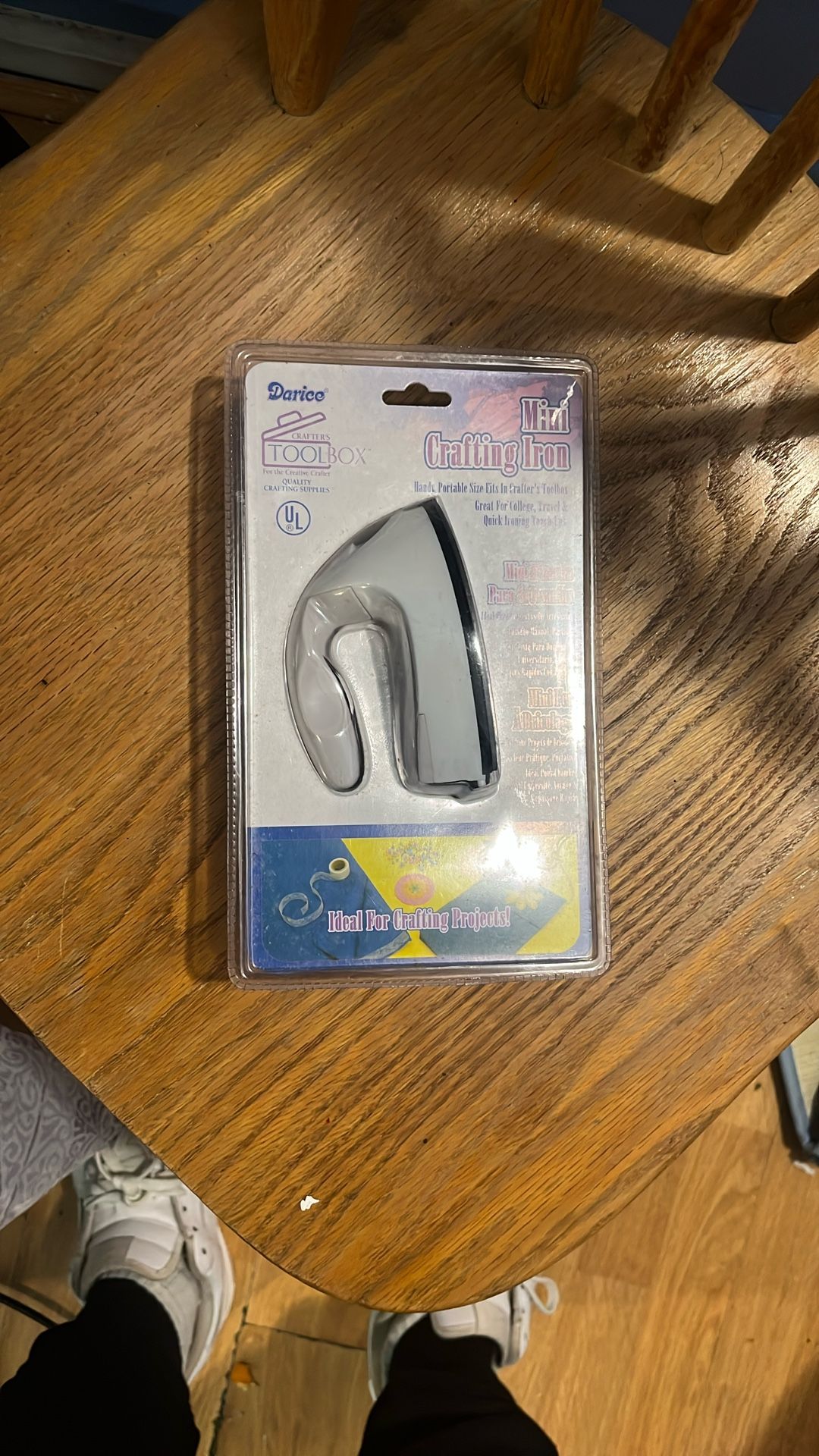 Mini Crafting Iron Darice Mini Crafting Electric Iron (1pc), White – Ideal for Crafting, Sewing, Quilting and More – Compact and Portable –Great for