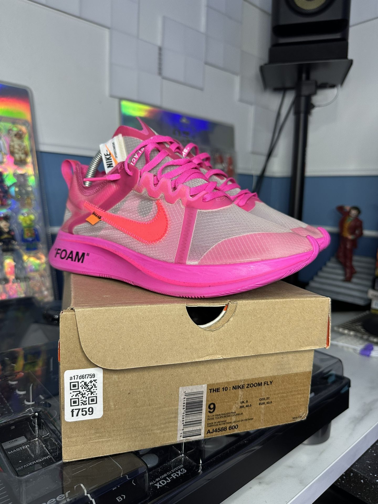 Tulip Pink Nike Off White Pink Shoes Size Nike Off White X Zoom