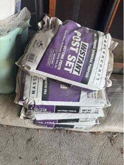 Instant Post Concrete Mix $40 for all 8 bags
