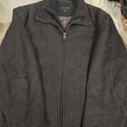Men Calvin Klein Black Jacket 