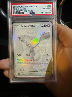 White reshiram ex PSA 10