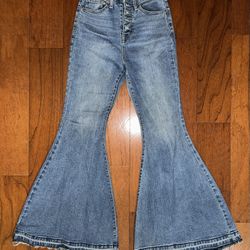 BELL-BOTTOM FLAIR JEANS - XS