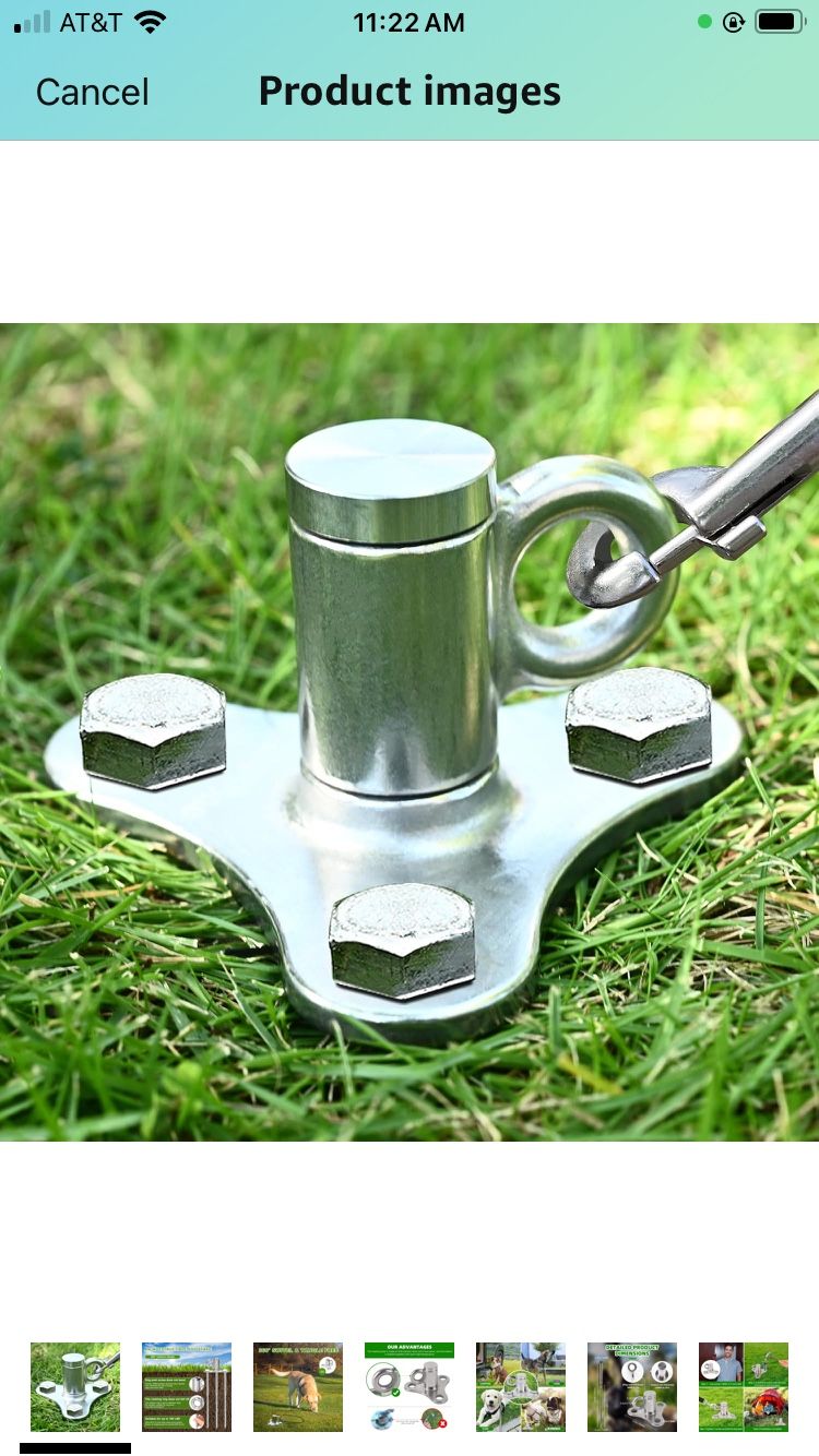 Dog Tie Out Stake, 360° Swivel Dog Stake-No Tangle,304 Stainless Steel