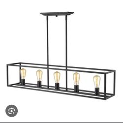 Black Metal Light Fixture