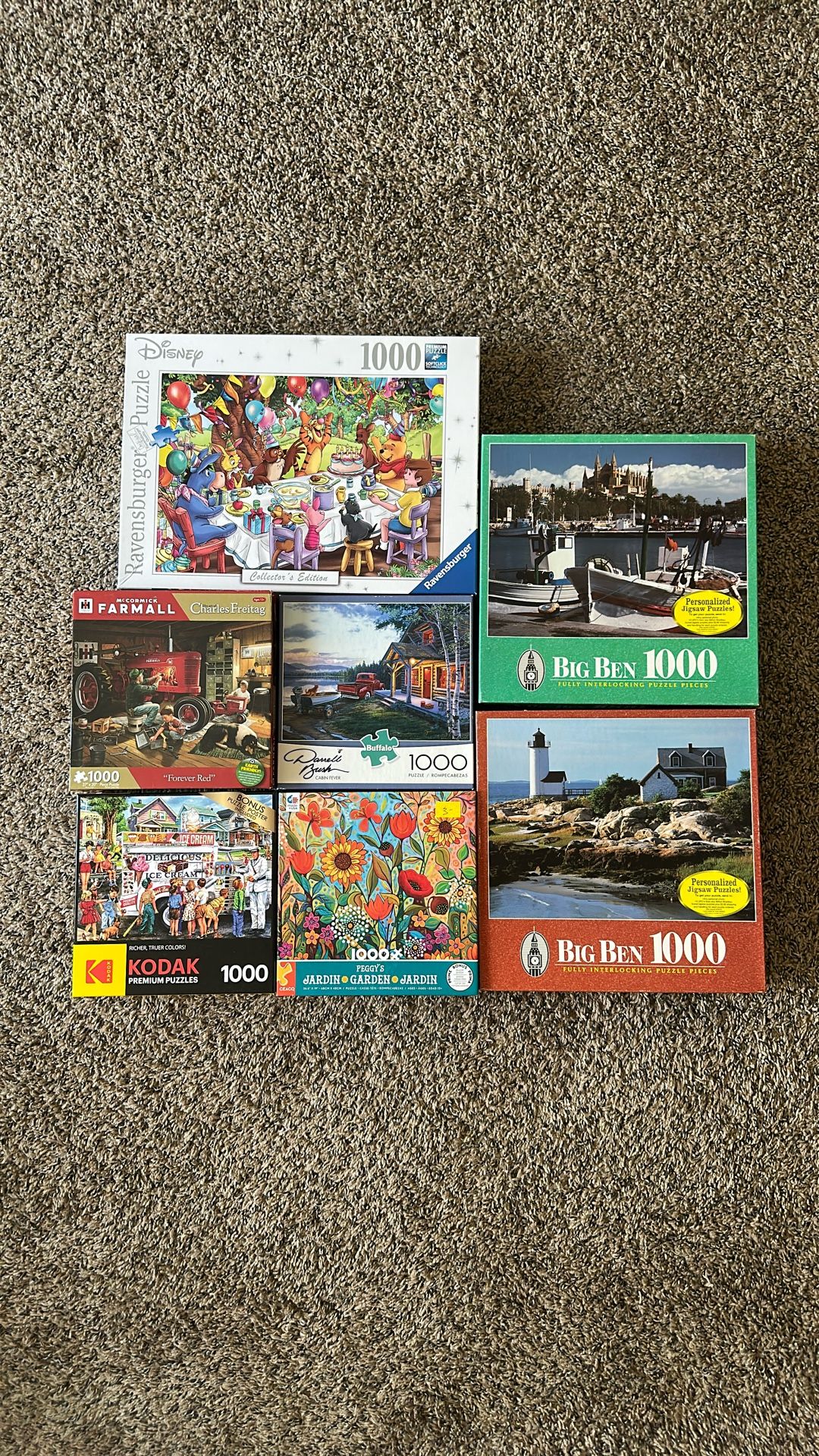 Jigsaw Puzzle Lot