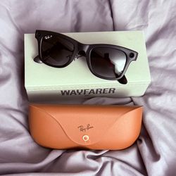 Ray-Ban Meta - Wayfarer (Gen 2) glasses with Meta Al, Audio, Photo, Video Compatibility - Polarized Graphite lenses - Matte Black